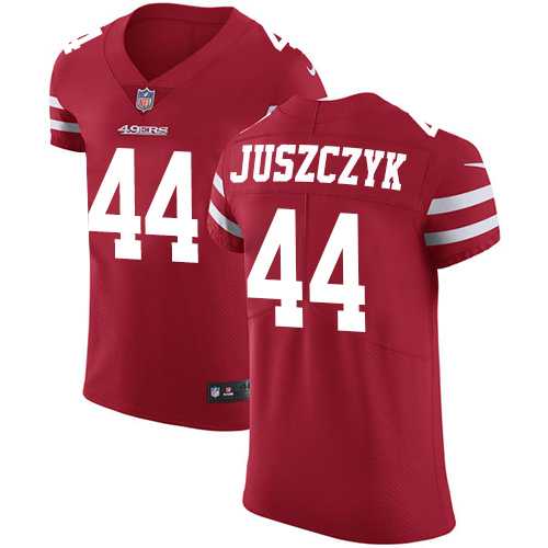 Nike San Francisco 49ers #44 Kyle Juszczyk Red Team Color Men's Stitched NFL Vapor Untouchable Elite Jersey