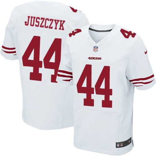Nike San Francisco 49ers #44 Kyle Juszczyk White Men's Stitched NFL Elite Jersey