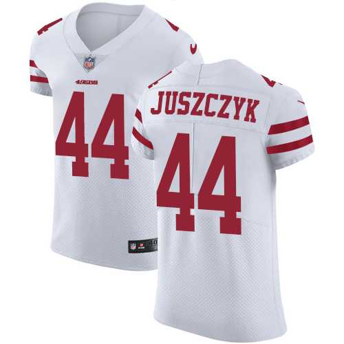 Nike San Francisco 49ers #44 Kyle Juszczyk White Men's Stitched NFL Vapor Untouchable Elite Jersey
