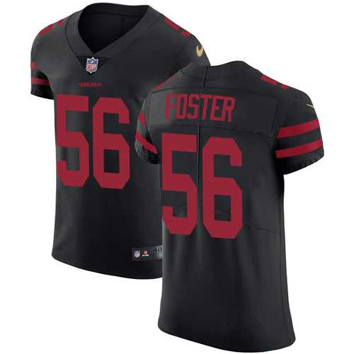 Nike San Francisco 49ers #56 Reuben Foster Black Alternate Men's Stitched NFL Vapor Untouchable Elite Jersey