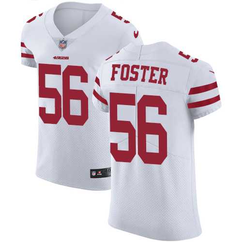 Nike San Francisco 49ers #56 Reuben Foster White Men's Stitched NFL Vapor Untouchable Elite Jersey