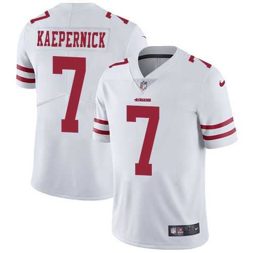 Nike San Francisco 49ers #7 Colin Kaepernick White Men's Stitched NFL Vapor Untouchable Limited Jersey