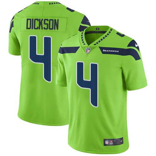 Nike Seattle Seahawks #4 Michael Dickson Green Men's Stitched NFL Limited Rush Jersey