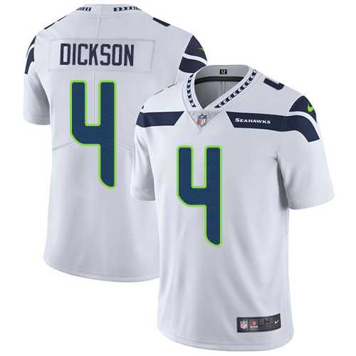 Nike Seattle Seahawks #4 Michael Dickson White Men's Stitched NFL Vapor Untouchable Limited Jersey