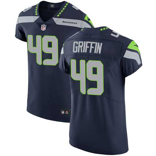 Nike Seattle Seahawks #49 Shaquem Griffin Steel Blue Team Color Men's Stitched NFL Vapor Untouchable Elite Jersey