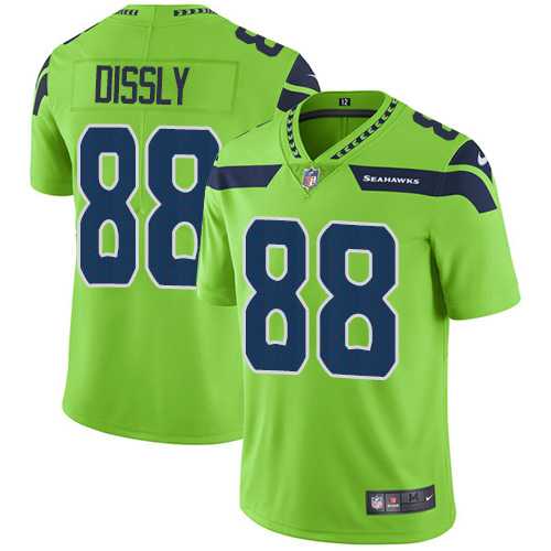 Nike Seattle Seahawks #88 Will Dissly Green Men's Stitched NFL Limited Rush Jersey