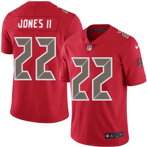 Nike Tampa Bay Buccaneers #22 Ronald Jones II Red Men's Stitched NFL Limited Rush Jersey