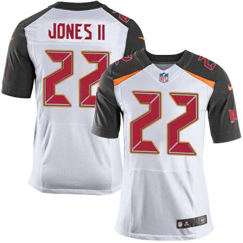 Nike Tampa Bay Buccaneers #22 Ronald Jones II White Men's Stitched NFL New Elite Jersey