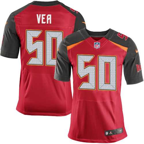 Nike Tampa Bay Buccaneers #50 Vita Vea Red Team Color Men's Stitched NFL New Elite Jersey