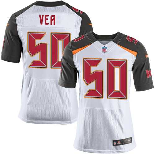 Nike Tampa Bay Buccaneers #50 Vita Vea White Men's Stitched NFL New Elite Jersey