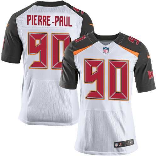 Nike Tampa Bay Buccaneers #90 Jason Pierre-Paul White Men's Stitched NFL New Elite Jersey