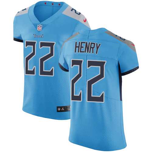 Nike Tennessee Titans #22 Derrick Henry Light Blue Team Color Men's Stitched NFL Vapor Untouchable Elite Jersey