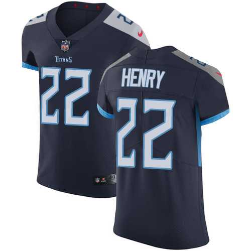 Nike Tennessee Titans #22 Derrick Henry Navy Blue Alternate Men's Stitched NFL Vapor Untouchable Elite Jersey