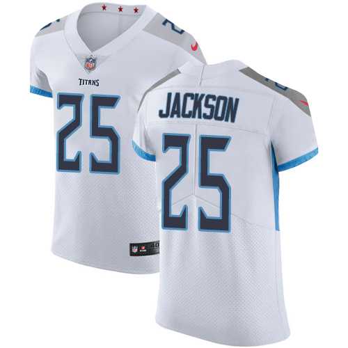 Nike Tennessee Titans #25 Adoree' Jackson White Men's Stitched NFL Vapor Untouchable Elite Jersey