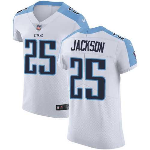 Nike Tennessee Titans #25 Adoree' Jackson White Men's Stitched NFL Vapor Untouchable Elite Jersey