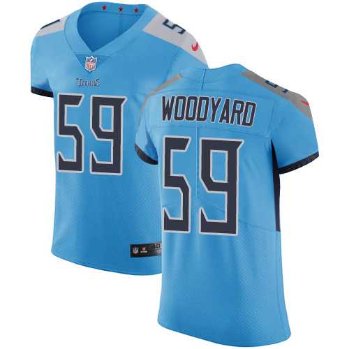 Nike Tennessee Titans #59 Wesley Woodyard Light Blue Team Color Men's Stitched NFL Vapor Untouchable Elite Jersey
