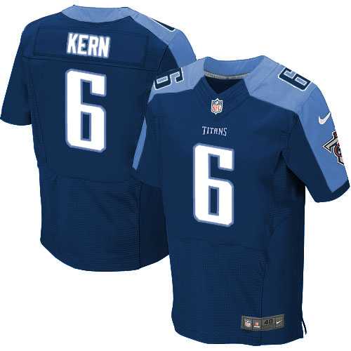 Nike Tennessee Titans #6 Brett Kern Navy Blue Alternate Men's Stitched NFL Elite Jersey