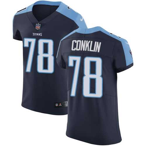 Nike Tennessee Titans #78 Jack Conklin Navy Blue Alternate Men's Stitched NFL Vapor Untouchable Elite Jersey