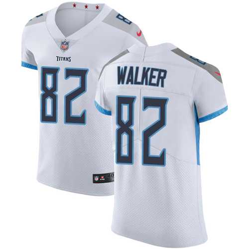 Nike Tennessee Titans #82 Delanie Walker White Men's Stitched NFL Vapor Untouchable Elite Jersey