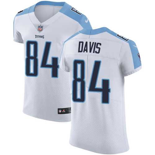 Nike Tennessee Titans #84 Corey Davis White Men's Stitched NFL Vapor Untouchable Elite Jersey