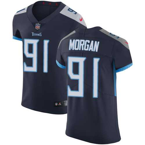 Nike Tennessee Titans #91 Derrick Morgan Navy Blue Alternate Men's Stitched NFL Vapor Untouchable Elite Jersey