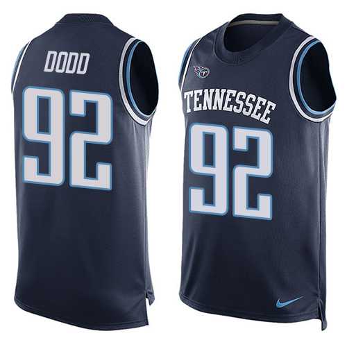 Nike Tennessee Titans #92 Kevin Dodd Navy Blue Alternate Men's Stitched NFL Limited Tank Top Jersey