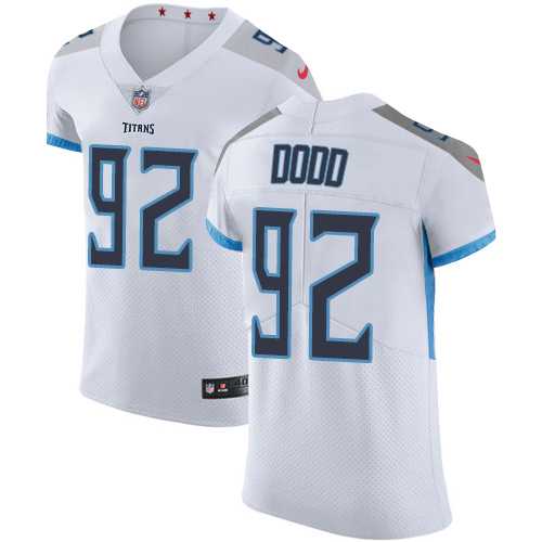 Nike Tennessee Titans #92 Kevin Dodd White Men's Stitched NFL Vapor Untouchable Elite Jersey
