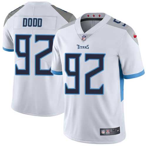 Nike Tennessee Titans #92 Kevin Dodd White Men's Stitched NFL Vapor Untouchable Limited Jersey
