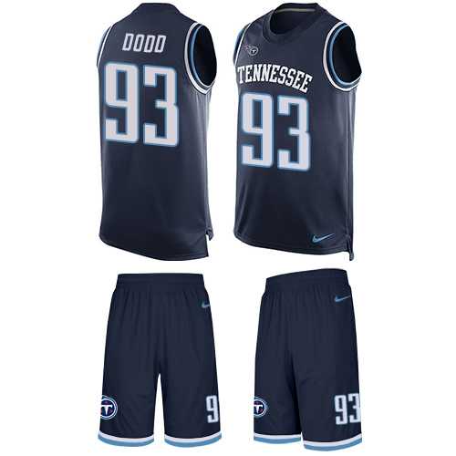 Nike Tennessee Titans #93 Kevin Dodd Navy Blue Alternate Men's Stitched NFL Limited Tank Top Suit Jersey