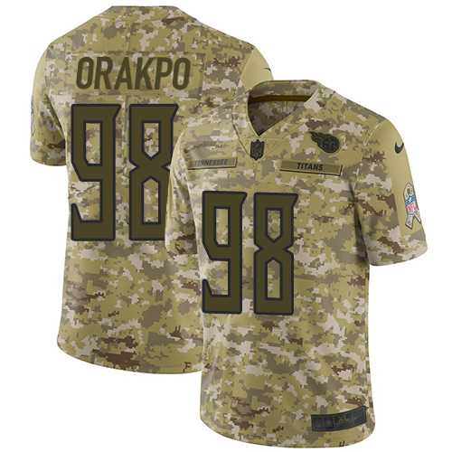 Nike Tennessee Titans #98 Brian Orakpo Camo Men's Stitched NFL Limited 2018 Salute To Service Jersey