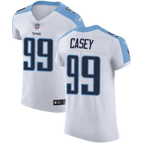 Nike Tennessee Titans #99 Jurrell Casey White Men's Stitched NFL Vapor Untouchable Elite Jersey