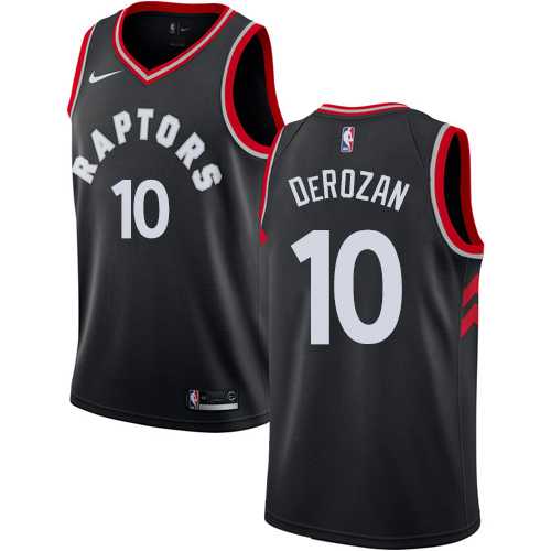 Nike Toronto Raptors #10 DeMar DeRozan Black NBA Swingman Statement Edition Jersey