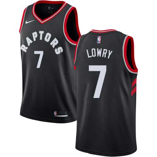 Nike Toronto Raptors #7 Kyle Lowry Black NBA Swingman Statement Edition Jersey