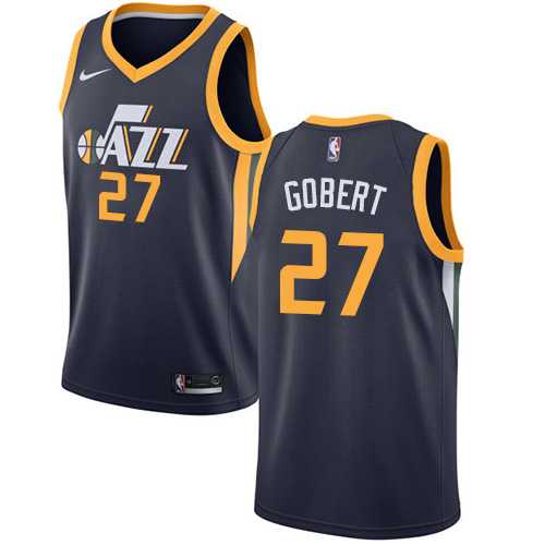 Nike Utah Jazz #27 Rudy Gobert Navy NBA Swingman Icon Edition Jersey