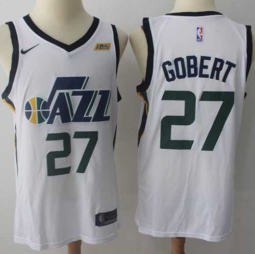 Nike Utah Jazz #27 Rudy Gobert White NBA Swingman Association Edition Jersey