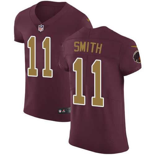 Nike Washington Redskins #11 Alex Smith Burgundy Red Alternate Men's Stitched NFL Vapor Untouchable Elite Jersey