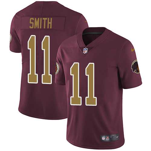 Nike Washington Redskins #11 Alex Smith Burgundy Red Alternate Men's Stitched NFL Vapor Untouchable Limited Jersey