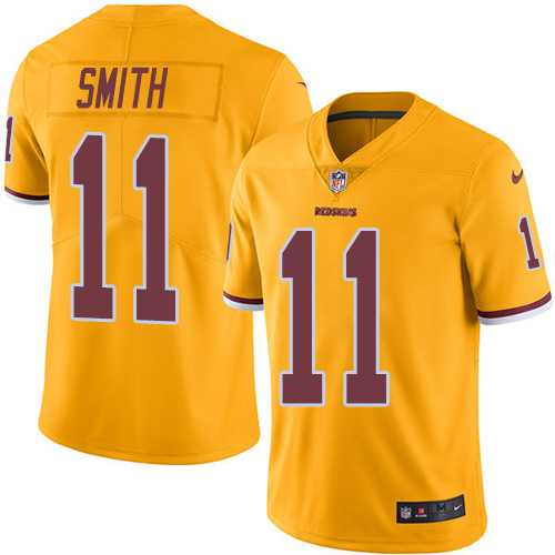 Nike Washington Redskins #11 Alex Smith Gold Men's Stitched NFL Limited Rush Jersey Nike Washington Redskins #11 Alex Smith Gold Men's Stitched NFL Limited Rush Jersey