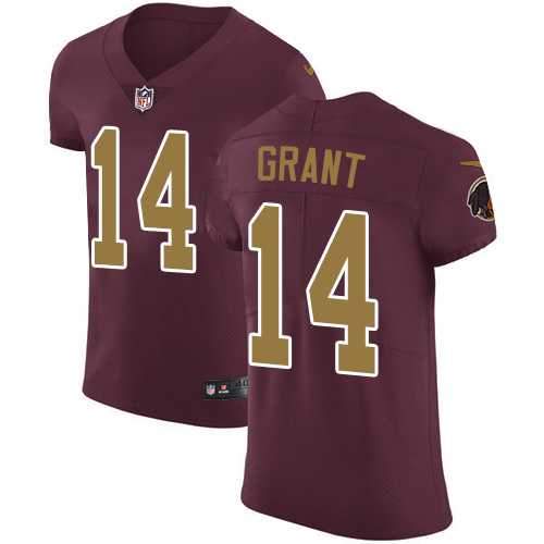 Nike Washington Redskins #14 Ryan Grant Burgundy Red Alternate Men's Stitched NFL Vapor Untouchable Elite Jersey