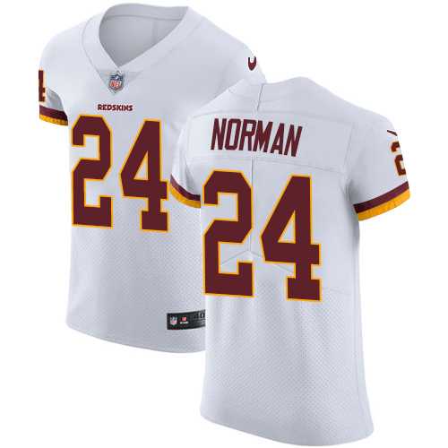 Nike Washington Redskins #24 Josh Norman White Men's Stitched NFL Vapor Untouchable Elite Jersey