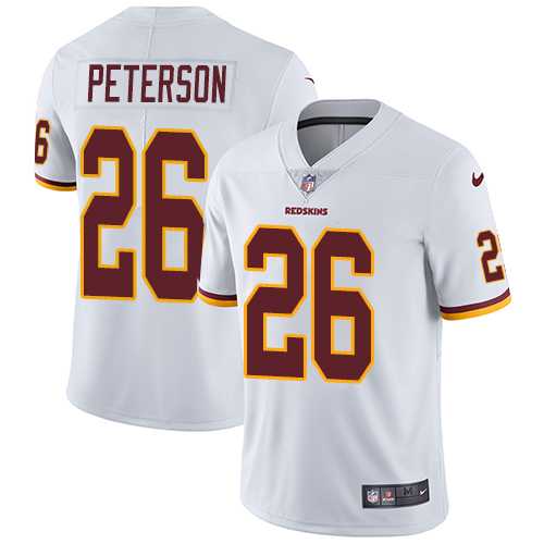 Nike Washington Redskins #26 Adrian Peterson White Men's Stitched NFL Vapor Untouchable Limited Jersey Nike Washington Redskins #26 Adrian Peterson White Men's Stitched NFL Vapor Untouchable Limited Jersey