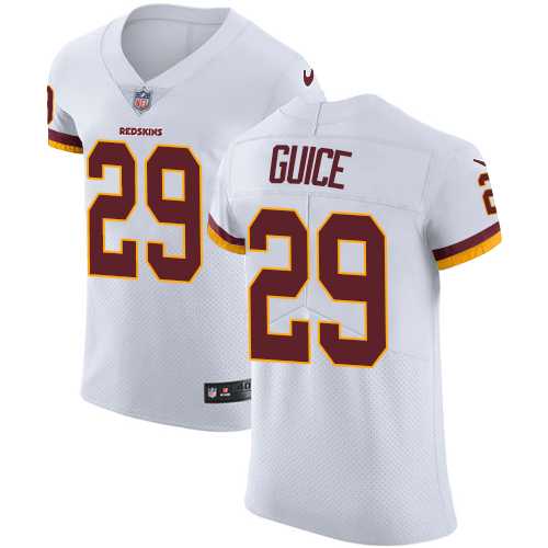 Nike Washington Redskins #29 Derrius Guice White Men's Stitched NFL Vapor Untouchable Elite Jersey