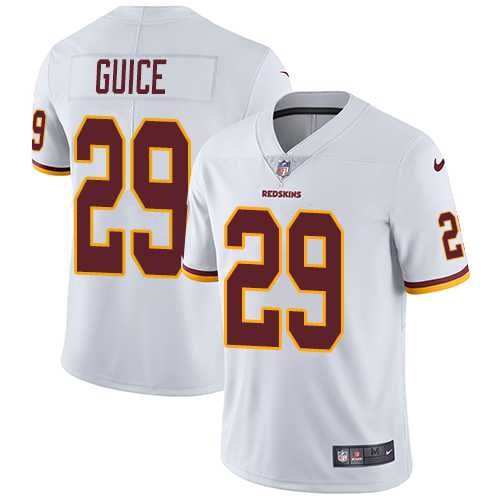 Nike Washington Redskins #29 Derrius Guice White Men's Stitched NFL Vapor Untouchable Limited Jersey