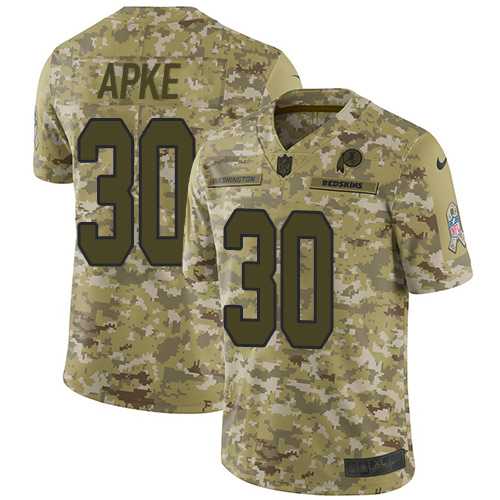 Nike Washington Redskins #30 Troy Apke Camo Men's Stitched NFL Limited 2018 Salute To Service Jersey