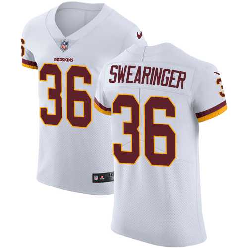Nike Washington Redskins #36 D.J. Swearinger White Men's Stitched NFL Vapor Untouchable Elite Jersey