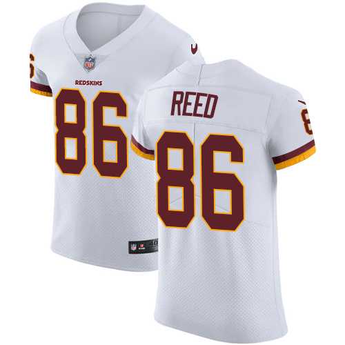 Nike Washington Redskins #86 Jordan Reed White Men's Stitched NFL Vapor Untouchable Elite Jersey