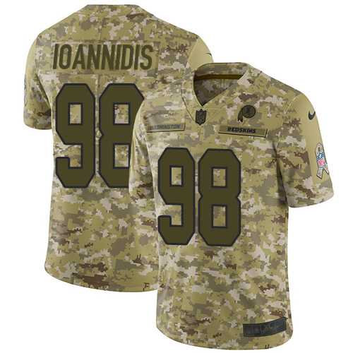 Nike Washington Redskins #98 Matt Ioannidis Camo Men's Stitched NFL Limited 2018 Salute To Service Jersey
