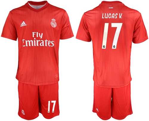 Real Madrid #17 Lucas V. Third Soccer Club Jersey