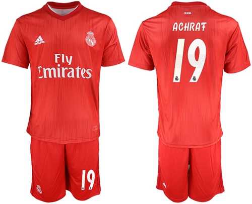 Real Madrid #19 Achraf Third Soccer Club Jersey