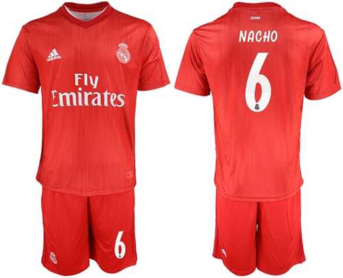 Real Madrid #6 Nacho Third Soccer Club Jersey